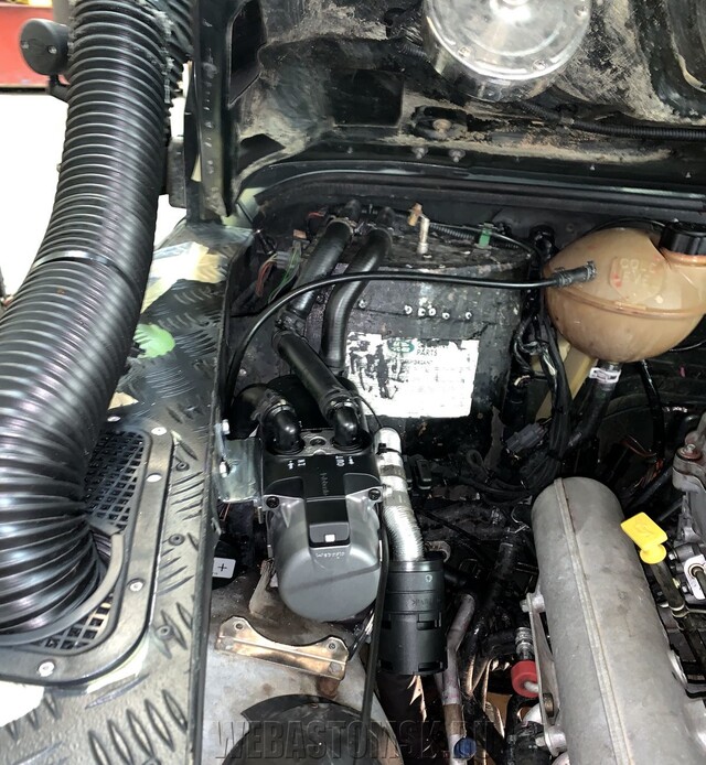 Land Rover Defender. Установка Webasto Thermo Top Evo Comfort+. Управление - ALTOX WBUS-5