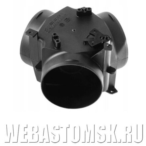 Тройник регулирующий, черный пластик, с шибером Ø 60x60x60 мм Eberspacher Airtronic