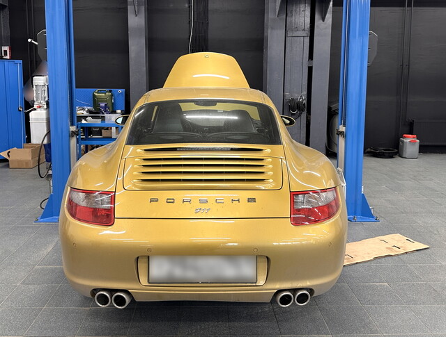 Porsche 911. Установка Webasto Thermo Top Comfort+, управление – ALTOX WBUS-6 GSM GPS