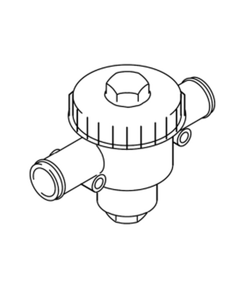Запорный кран с фильтром NGW300.02