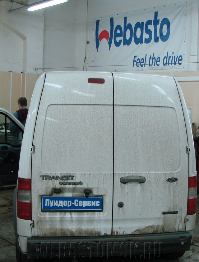 Ford Transit Connect. Установка Webasto Thermo Top Evo 5. Управление - таймер MultiControl Car