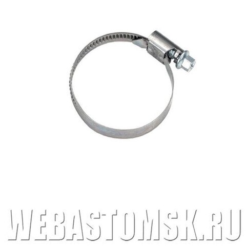 Хомут винтовой Ø16-25 упаковка 20 шт. хромированная сталь