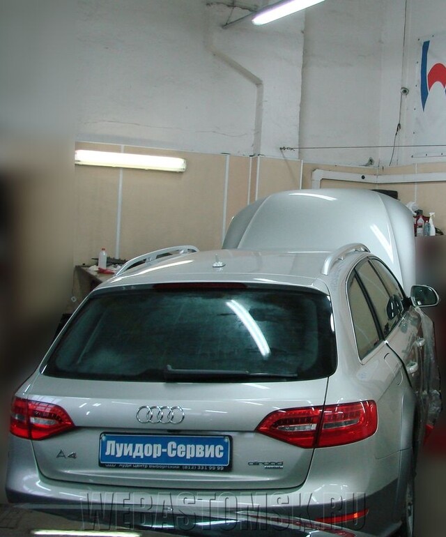 Audi A4 универсал. Установка Webasto Thermo Top Evo Comfort+. Управление - FanControl-GSM.