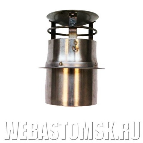 Выхлопной патрубок, нержавейка, Di = 71; L = 98