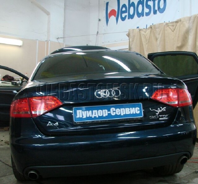 Audi A4 IV (B8). Установкат Webasto Thermo top Evo 5. Управление - ДУ Telestart T91.