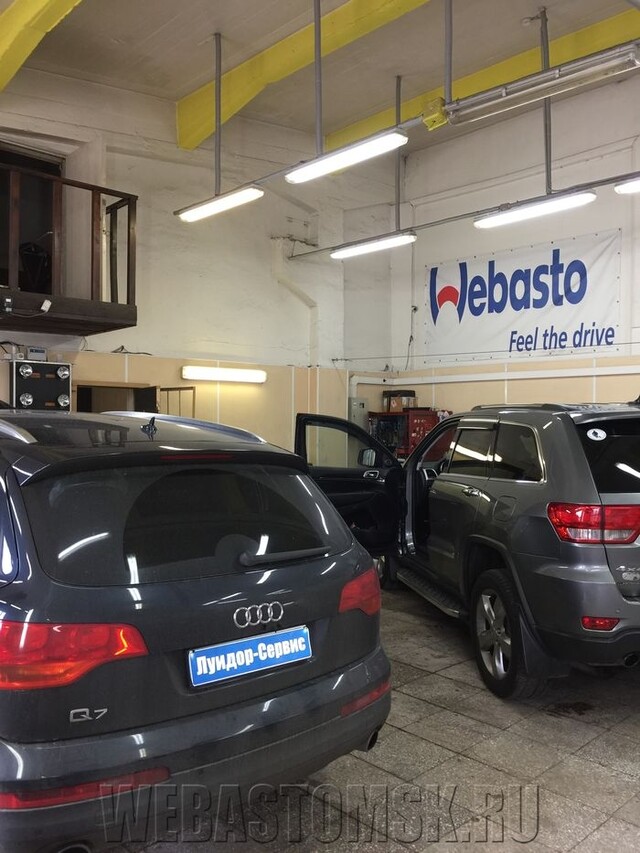 Audi Q7. Дооснащение штатного отопителя Webasto Thermo Top C органом управления FanControl-GSM.