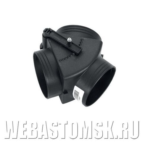 Тройник с шибером 80/80/80 мм. для Webasto Air Top