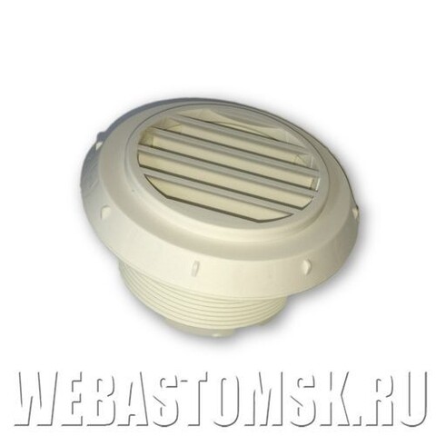 Выход воздуха (Дефлектор Ø60, пластины под 45°, белый пластик) для Webasto Air Top
