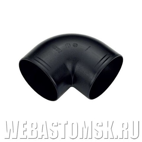 Колено 90° Ø90 (пластик) для Webasto Air Top