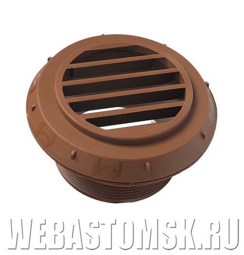 Выход воздуха (Дефлектор Ø60, пластины под 45°, коричневый пластик) для Webasto Air Top