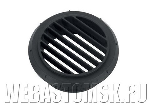 Выход воздуха (Дефлектор Ø60, пластины под 90°, черный пластик) для Webasto Air Top