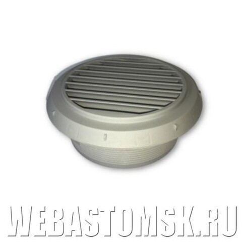 Выход воздуха (Дефлектор Ø60, пластины под 90°, серый пластик) для Webasto Air Top