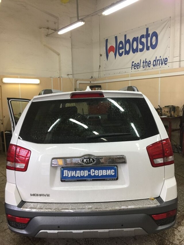 Kia Mohave (Borrego). Thermo Top Evo start (дизель 5 КВт). Управление - GSM-система ALTOX WBUS-4.