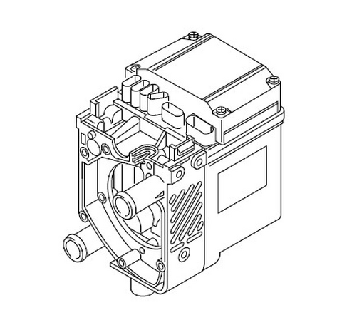 Блок управления с теплообменником 24V с уплотнением и крепежом Thermo 50 Webasto