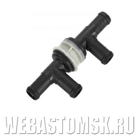 Обратный клапан, 4 штуцера, 18х18х18х18 мм Webasto, пластик (with leak hole)