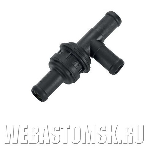 Обратный клапан, 3 штуцера, 18х18х18 мм Webasto, пластик