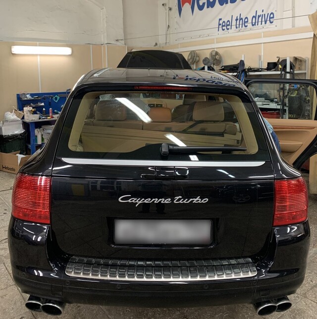 Porsche Cayenne I. Установка Webasto Thermo Top Evo Start (дизель), управление - ALTOX WBUS-5
