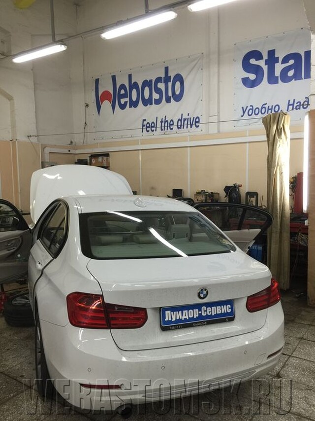 BMW 3er VI (F3x) HYDRONIC B5SC 12V Comfort. Управление - FanControl-U2 и EasyStart Call.