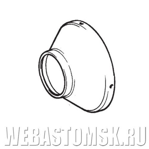 Крышка съемная от отопителя к воздуховоду (вход воздуха) Eberspacher Aitronic D 8 L C