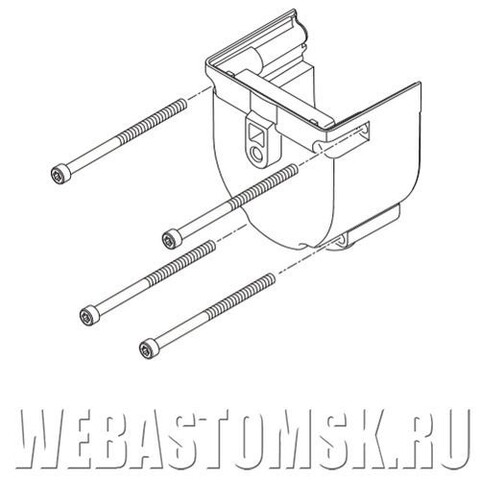 Крышка отсека нагнетателя Eberspacher Hydronic II 12В Comfort