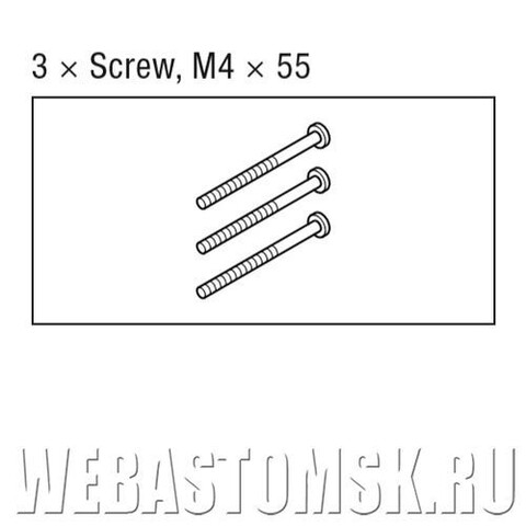 Набор винтов 3 шт. M4x55 Eberspacher Hydronic II 12В Comfort