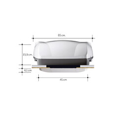Кондиционер Telair Silent Plus 5900H охлаждение 1.7kW, обогрев 1.64 кВт, 220V, с вентпанелью — фото 2