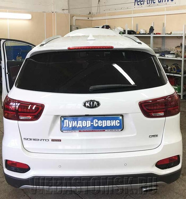 Kia Sorento III Prime. Установка Webasto Thermo top Start (Дизель 5 кВт). Управление – Тамер 1533 и Pandora 3910 Pro с ДЗ