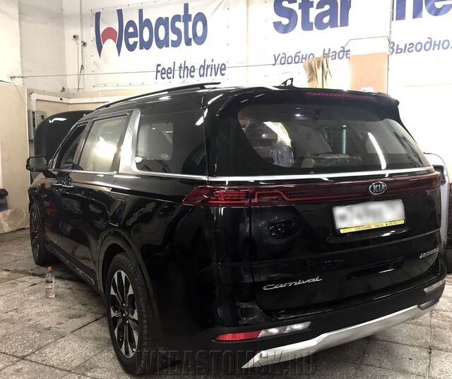 Kia Carnival IV. Установка Webasto Thermo Top Comfort+, управление - ALTOX WBUS