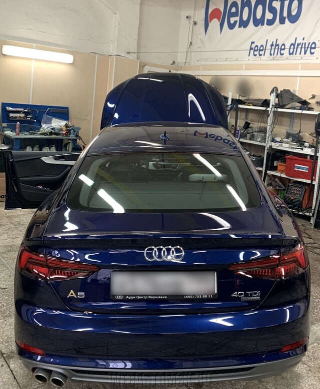 Audi A5 II (F5) Установка Webasto Thermo Top Comfort+, управление-FanControl-GSM