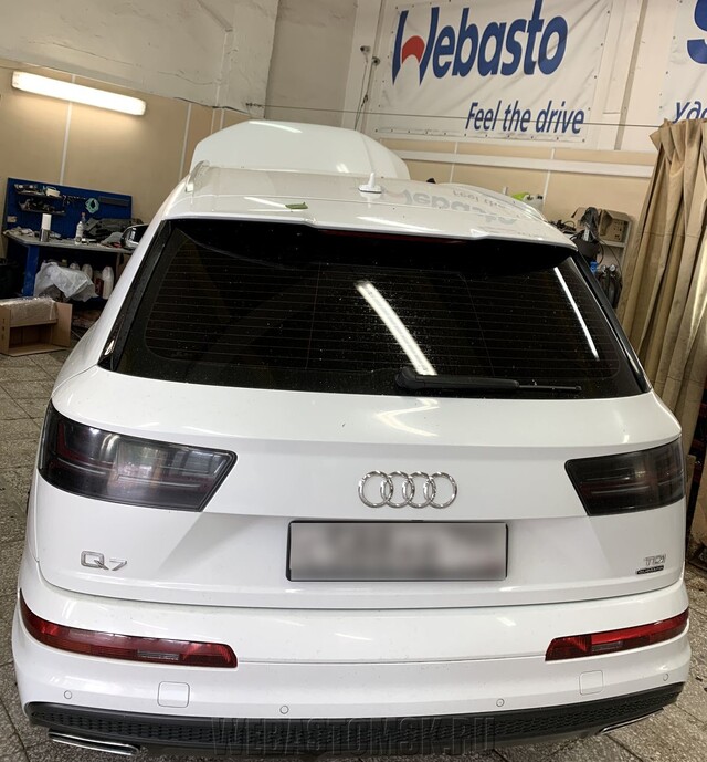 Audi Q7 II (4M). Установка Webasto Thermo Top Comfort+, управление – Fan-Control-GSM