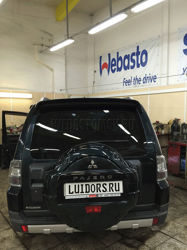 Mitsubishi Pajero IV Webasto Thermo Top Evo 5 (дизель 5 КВт). Управление-ДУ Webasto Telestart T91.