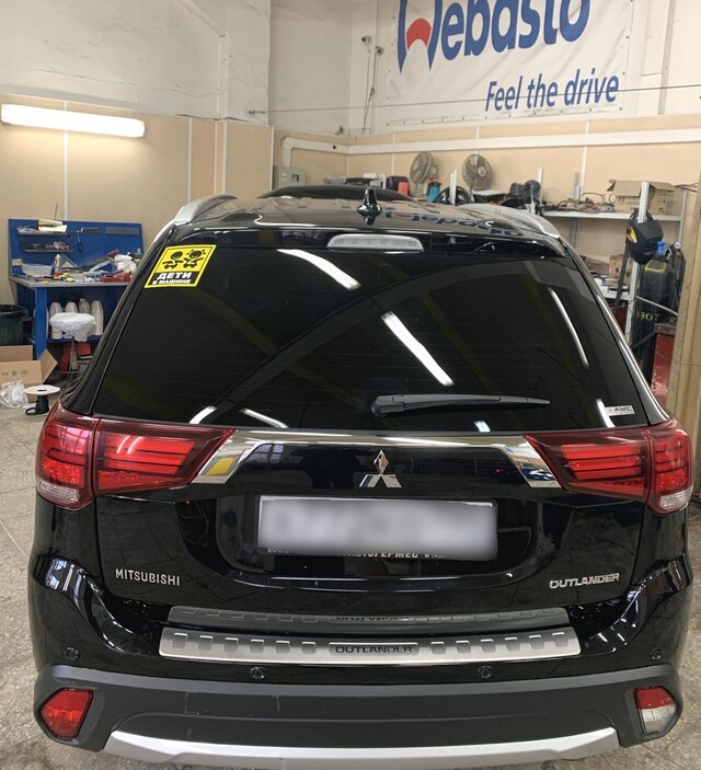 Mitsubishi Outlander III. Установка Webasto Thermo Top Comfort+ (бензин), управление - ALTOX WBUS-5