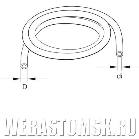 Топливная трубка 11x4,5 мм Eberspacher Hydronic МII
