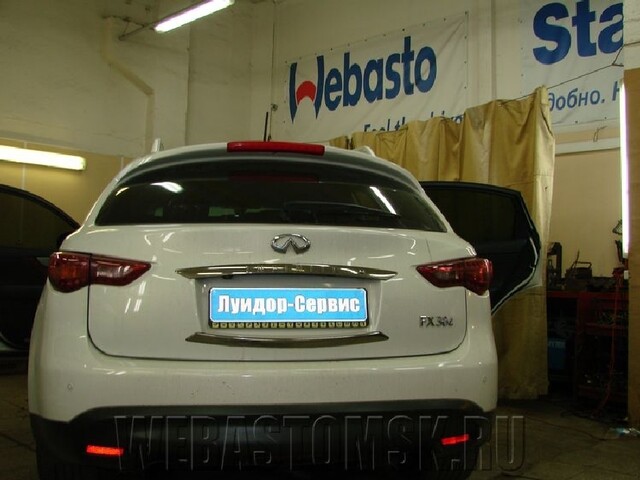 Infiniti FX30 D. Установка Webasto Thermo top Evo 5. Управление - Pandora 3910.
