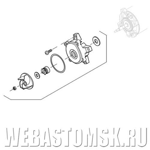 Ремкомплект жидкостного насоса FLOWTRONIC 5000 Eberspacher Hydronic L