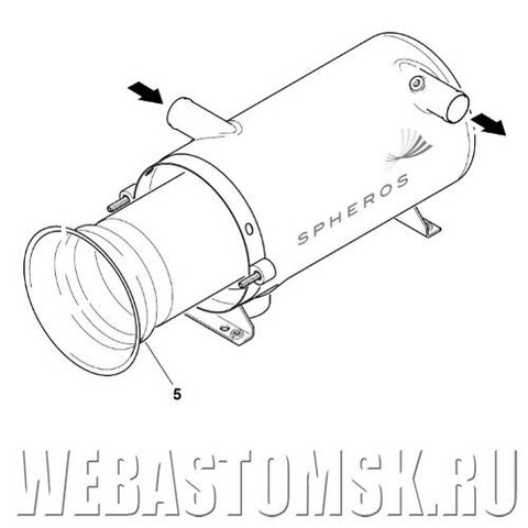 Камера сгорания 30 кВт Webasto Thermo G