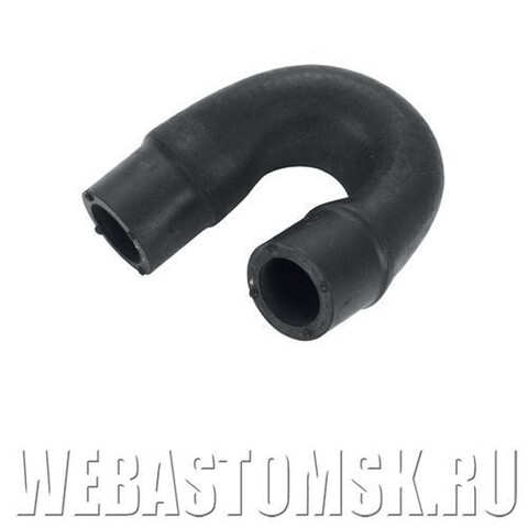 Патрубок формованный разворотный Di = 18 mm, Da = 25 mm, резиновый