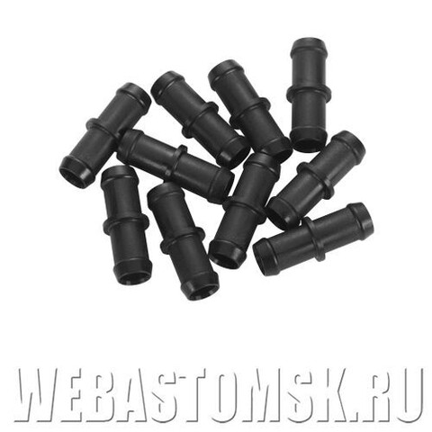 Патрубок соединительный 18 х 18 мм, упаковка 10 шт. пластик