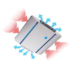 Кондиционер Telair Silent Plus 8100H охлаждение 2.4 kW, обогрев 2,4 kW, 220V, с вентпанелью — фото 5